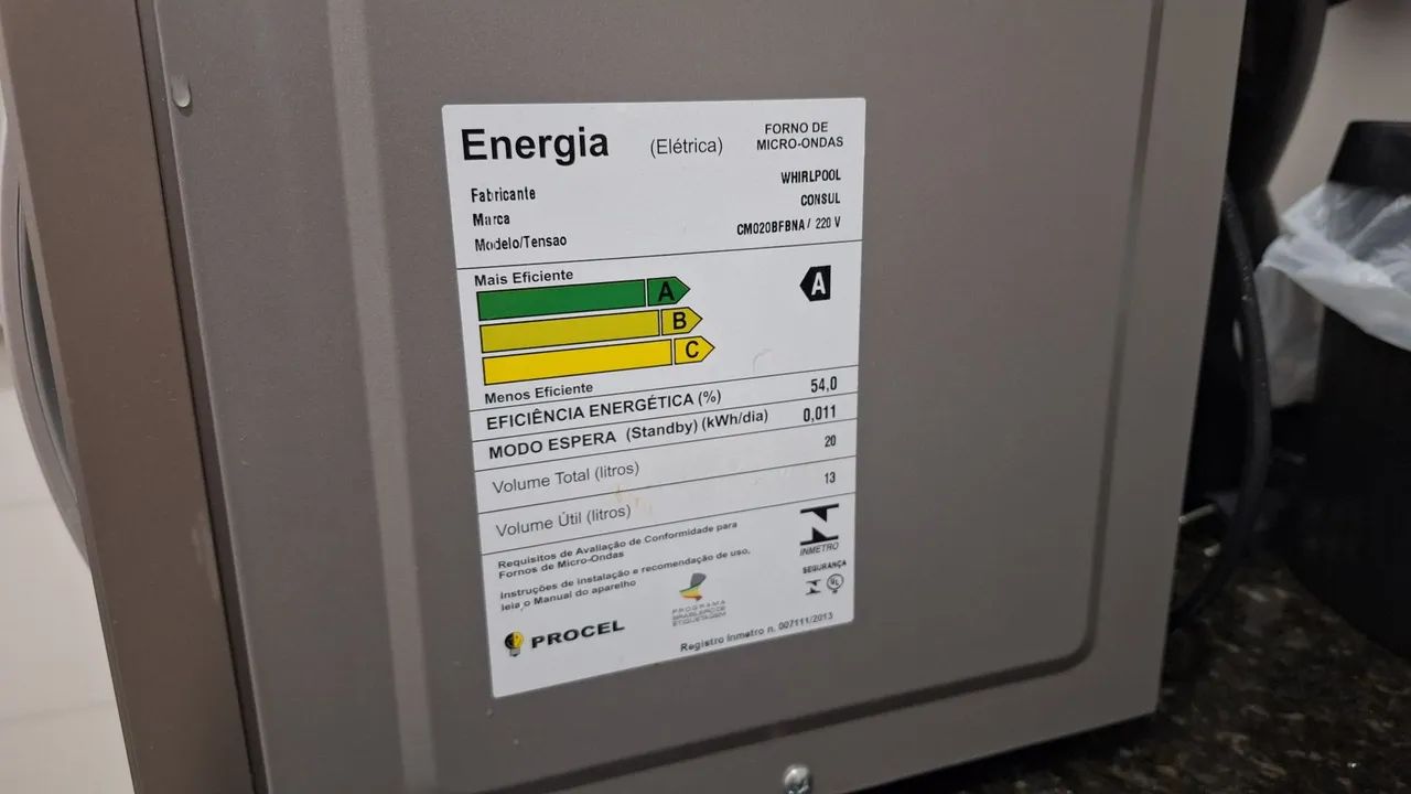 Micro-ondas Consul 20L Cinza - Espelhado CM020BF - 220V - Foto 2