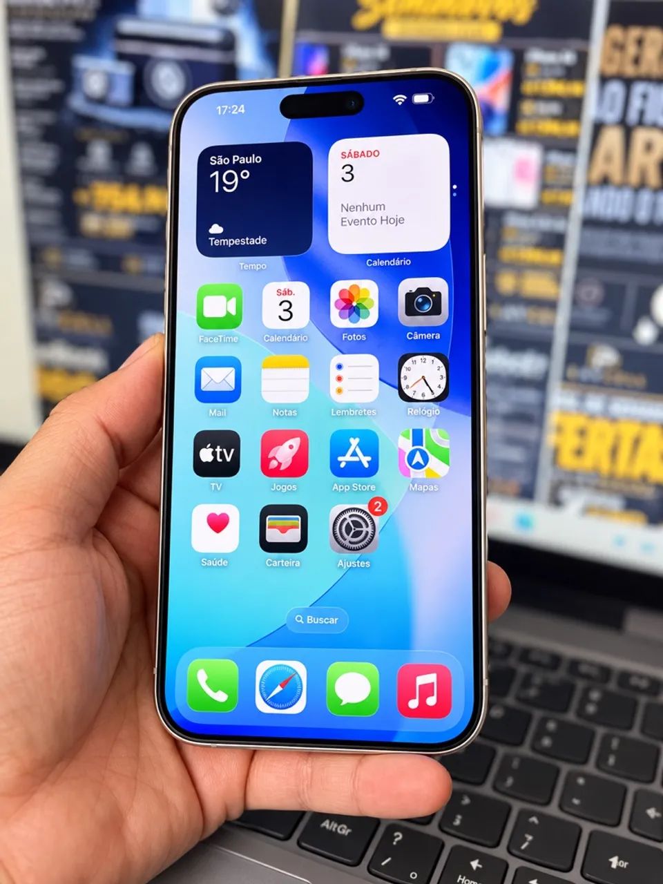 iPhone 15 pro Max 256GB - única dona !! - Foto 2