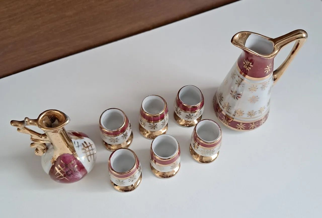 Mini jogo de porcelana antigo - Foto 2