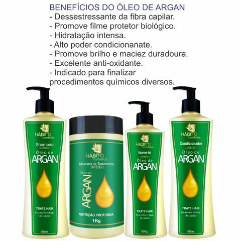 Kit Óleo de Argan Hidratação Profunda Bittes Cosméticos - Foto 3