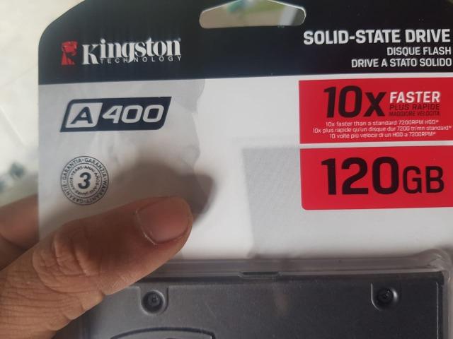 Ssd (HD) Kingston A400 2.5 120gb Sata I I I 320mb Sa400s37/120gb - Foto 4