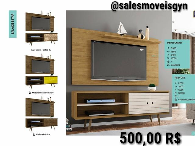 Promoção *Rack com Painel Ônix