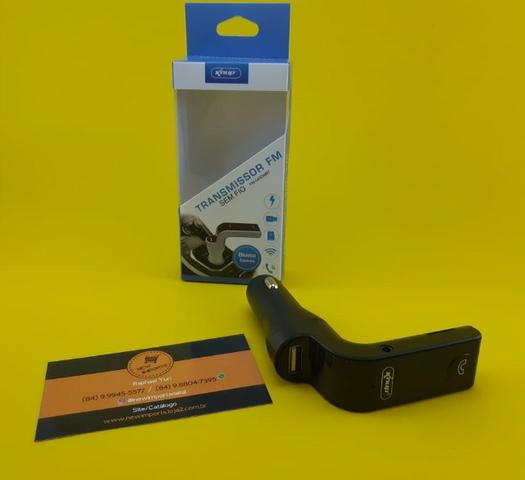 Transmissor Fm ( Veícular ) Bluetooth - Usb - Micro sd