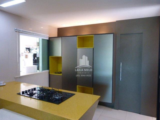 Casa alphaville fortaleza,380 m²,4 quartos,deck com piscina,porto das dunas,eusébio - Foto 10
