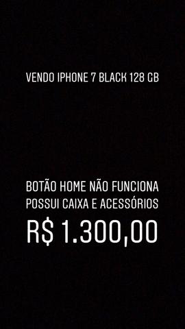 Iphone 7 black 128 gb - leia o anúncio - Foto 3