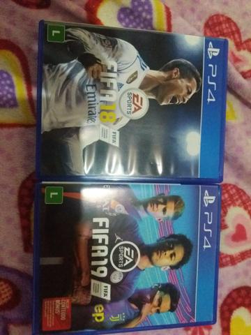 Jogo FIFA18 E FIFA19 VENDA OU TROCA