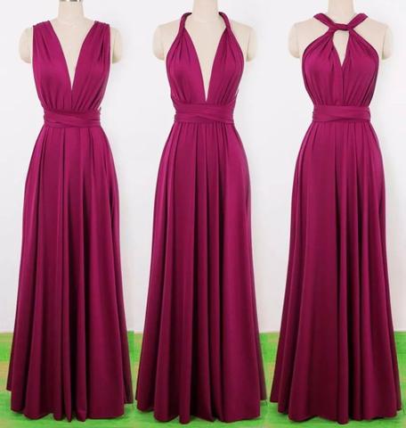 Vestido longo cor marsala (foto ilustrativa) - Foto 2