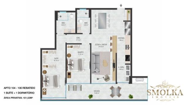 Apartamento à venda com 2 dormitórios em Jurerê internacional, Florianópolis cod:8641 - Foto 5