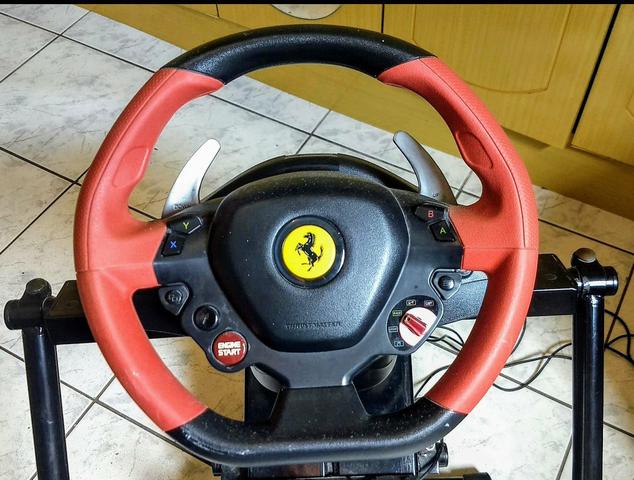 Volante Thrustmaster Ferrari 458 Spider Racing Wheel Xbox One Pc Cockpit Aguia