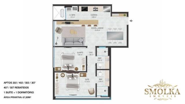 Apartamento à venda com 3 dormitórios em Jurerê internacional, Florianópolis cod:9470 - Foto 6