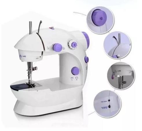Mini Máquina De Costura Doméstica Portátil Compacta Bivolt - Foto 2