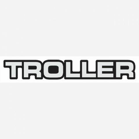Par Adesivo /Logotipo / Emblema Resinado para Jeep Troller modelo original - Foto 2