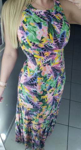 Vestido longo Sol e Energia