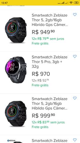 Zeblaze thor 5 pró. NOVO - Foto 4