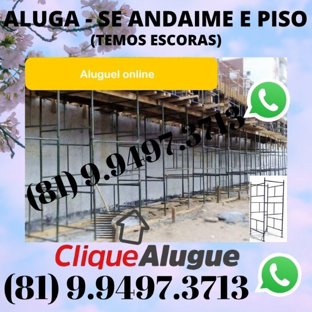 Aluga - se Escoras Com 3,20 e 4,5 , Andaimes e Pisos Metálicos 30718920