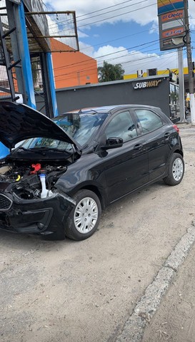 Ford Ka 1.0 2018 Motor Mecanica Airbag Suspensão Farol Porta Capo Sucata - Foto 3
