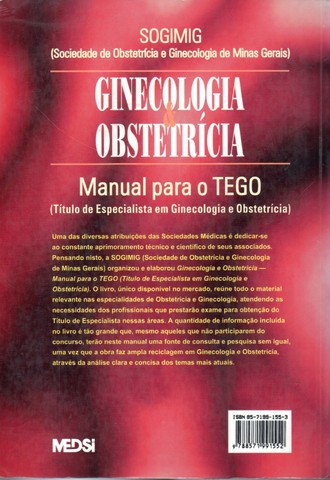 Livro - Ginecologia e Obstetrícia - Manual para o Tego / Sogimig (diversos Autores) - Foto 2
