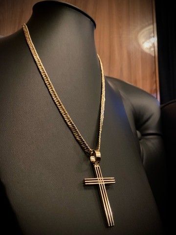 Conjunto em ouro 18k 31 gramas - Foto 2