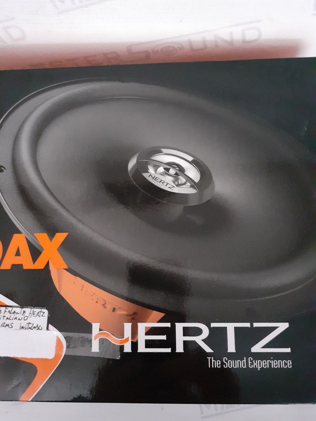 Par de alto falante. Hertz.  DCX 165.3. Italiano. 6", 120RMS. Garantia. Novo. Instalado.  - Foto 4