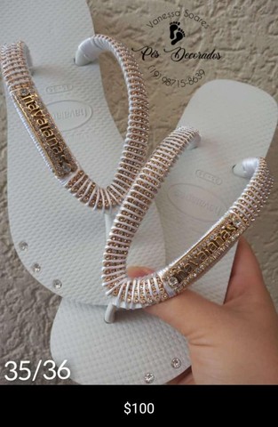 Havaianas Customizadas com Desconto - Foto 2