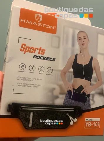 Capa malhação pochete sports pockets h maston 1074 corrida - Foto 2