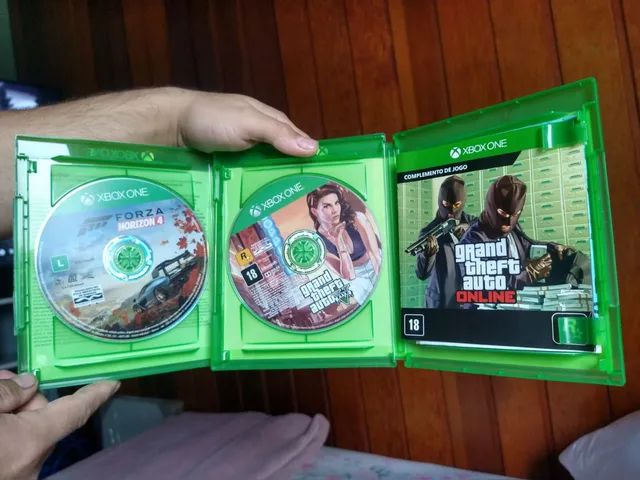 Jogos Xbox One Gta V e Forza Horizon 4