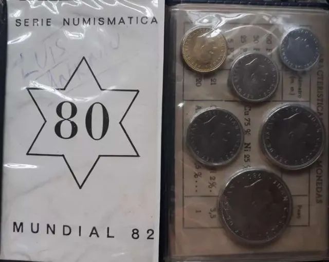 Moedas Copa Argentina 1978 E Copa Espanha 1982 - Foto 5