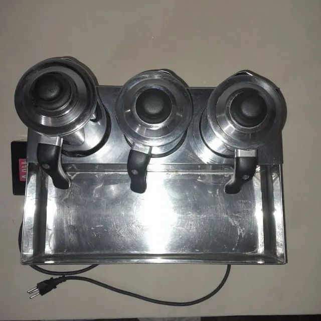 Banho Maria com 3 Bules todo em inox - 110 volts - Foto 3