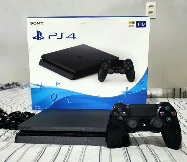 Ps4 Slim 1TB - Playstation 4 + controle