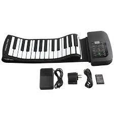 Teclado Musical Piano Digital em Silicone Flexivel Instrumento