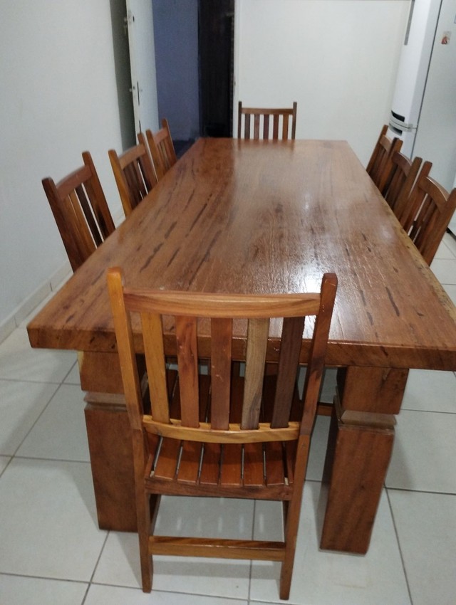 Mesa Madeira Angelim Pedra | +272 Anúncios Na OLX Brasil