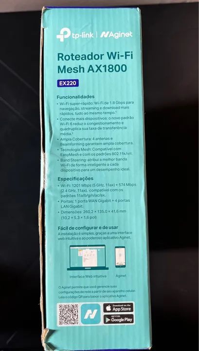 Roteador Wi-Fi 6 TP-Link Archer EX220 - Expanda sua rede com mais velocidade! - Foto 3