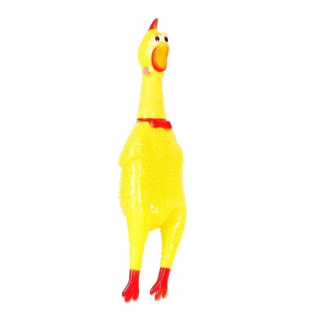 Brinquedo Pet - Frango De Borracha 29cm - Foto 2