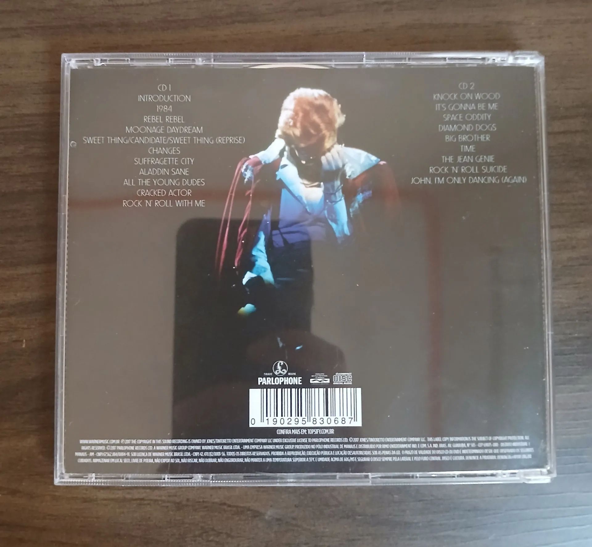 CD David Bowie - Cracked Actor (Live Los Angeles 74) Duplo - Foto 2