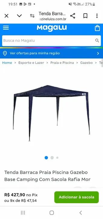 ( BLACK FRIDAY ) VENDO tenda e vara de pescar (500 REAIS ) tudo, ( WATTS * ). - Foto 4