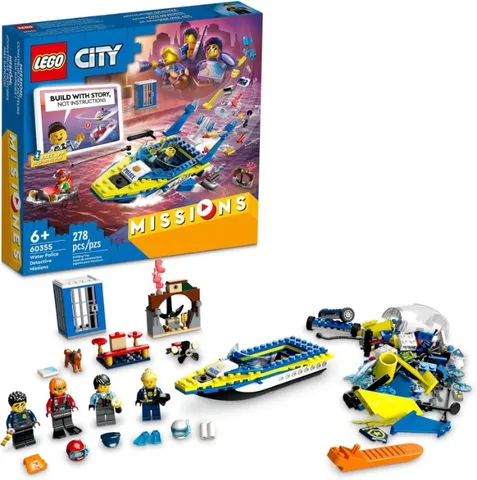 Lego City Missoes Investigativas Da Policia Aquatica 60355