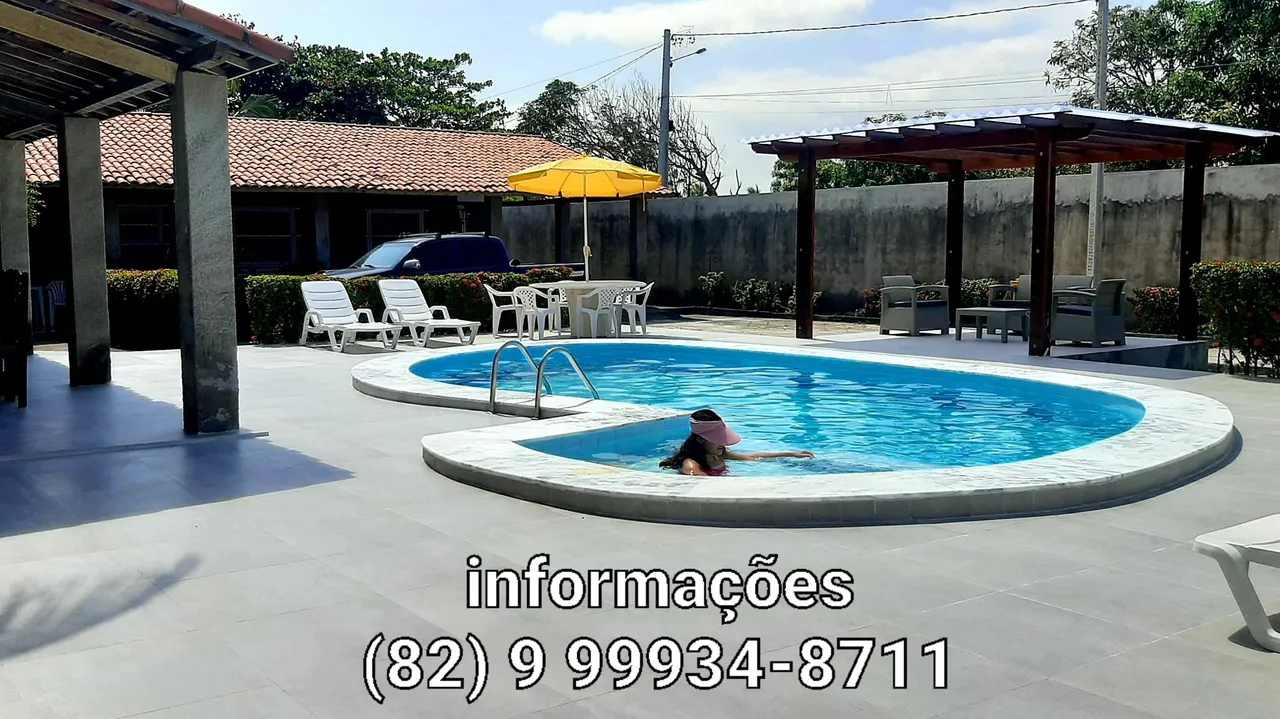 Casa na praia com piscina, Barra de São Miguel/AL