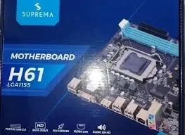 Placa mãe Motherboard H61 LGA1155 - SUPREMA