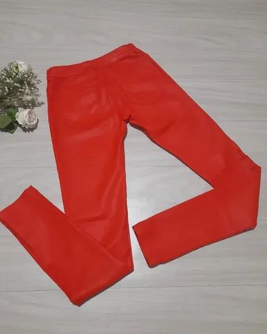 Calça skinny de algodão com poliéster e elastano da POOL COLORS. <br><br>NOVA - Foto 2