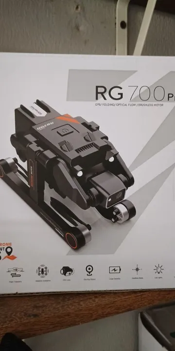 Drone RG 700 pro, GPS, Câmaras dupla,2 baterias ,Lançamento.