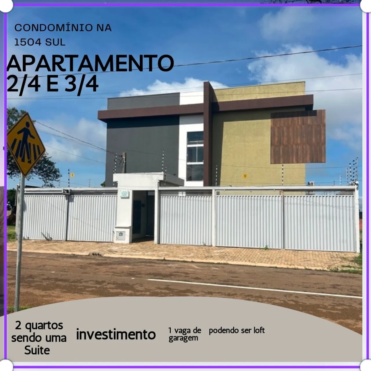 Apartamento atrás da Ulbra 1/4 e 2/4