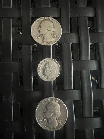 Moedas 3 unidades LibertyAno 65/66 e 67 - Foto 2