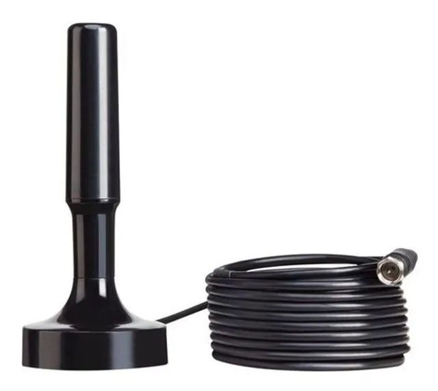 Antena Para Sinal Digital 3.5 DBi Cabo 5Metros Base Com Imã - Foto 3