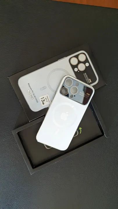 Magsafe pc slim case 13 pro - Branco - Foto 3