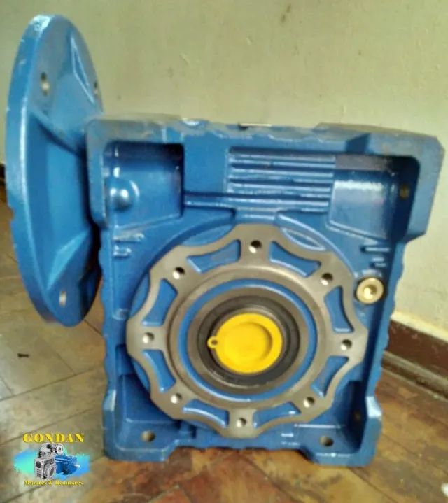 Moto redutor com freio WEG de 7,5cv/hp (5.5kw) 4 polos 1750rpm trifásico com NMRV110 MR7   - Foto 3