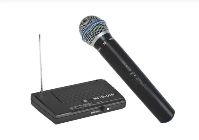 Microfone Sem Fio PRO MS115-UHF