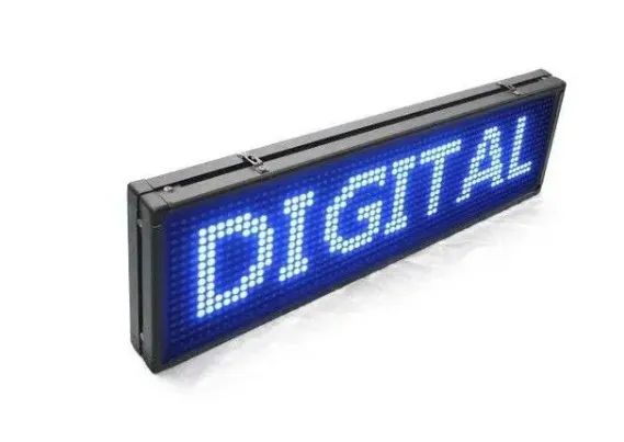 Painel de LED 70x20 Azul (Honestidade e Qualidade Distribuidora JK Eletrônicos) - Foto 2
