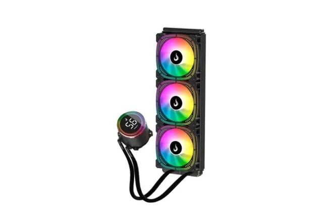 Watercooler SuperFrame ISENGARD, ARGB, 360mm, Intel / AMD, Controladora, Black, SF-W360W  - Foto 2