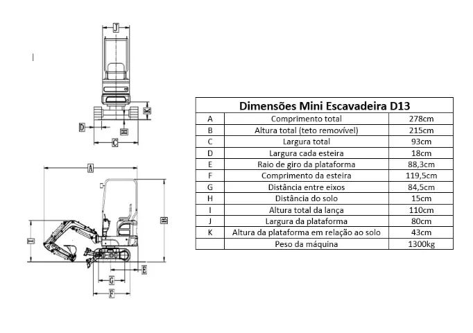 Vendo Mini escavadeira 1,3ton 2023- Motor KUBOTA (+ implementos) - Foto 6