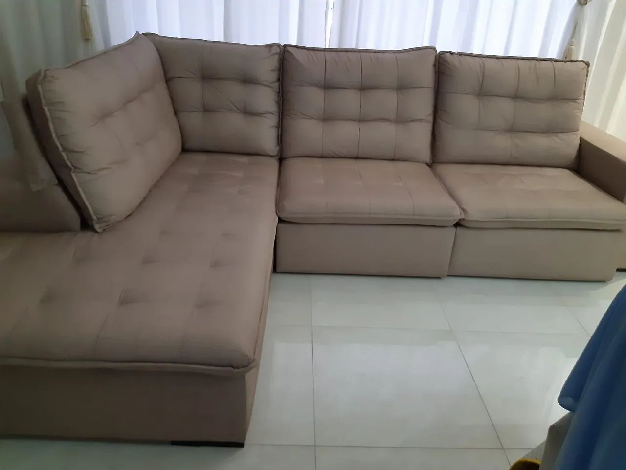 Sofá de canto da Mobile top 